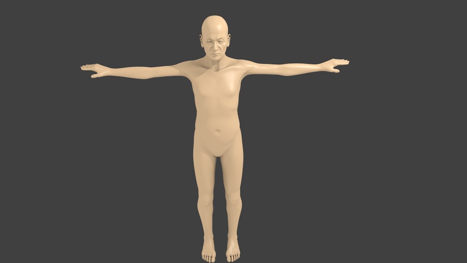 realistic old man preview image 1