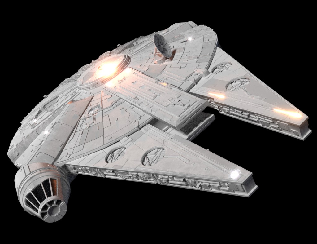 Millennium Falcon - Cycles preview image 2