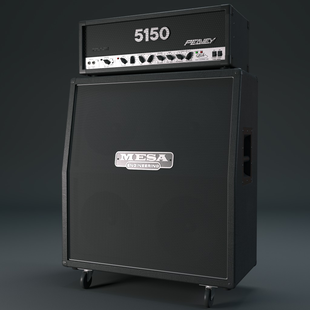 Guitar amp half stack preview image 1