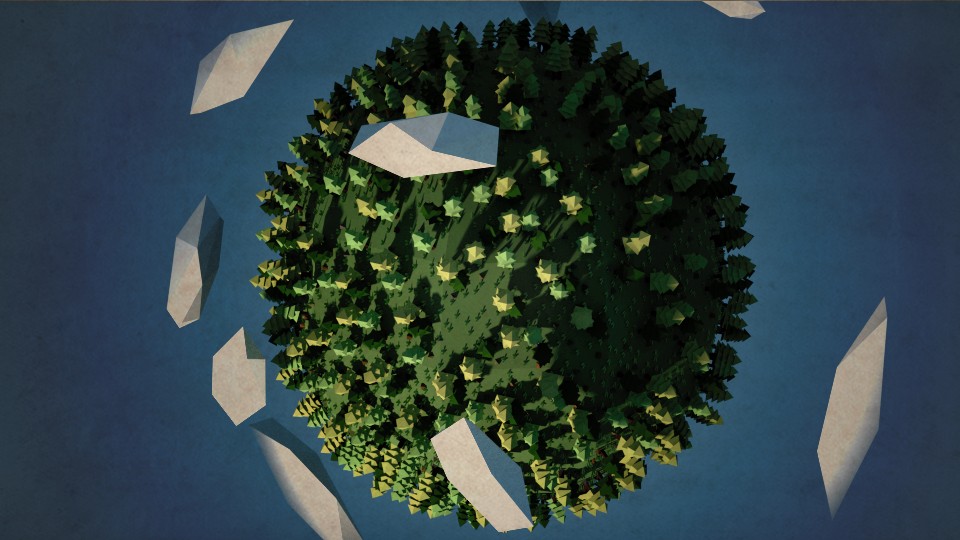 Little low poly planet preview image 1