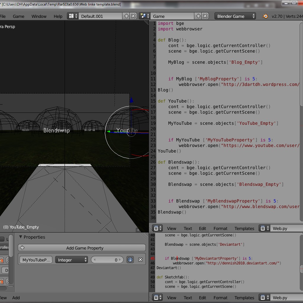 BGE link opener template preview image 1