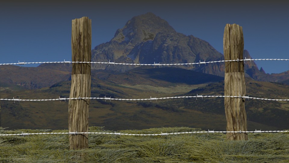 Barbed wire fence preview image 2