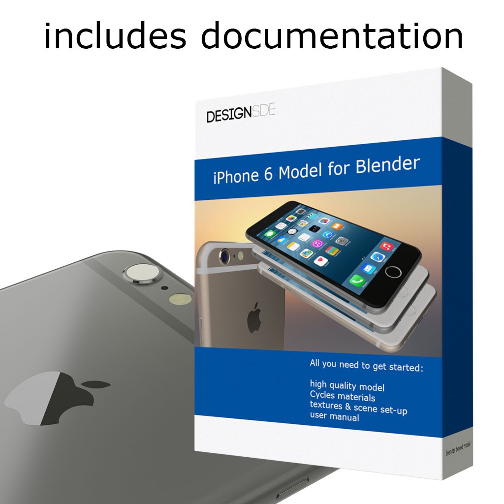 iPhone 6 blender model preview image 5