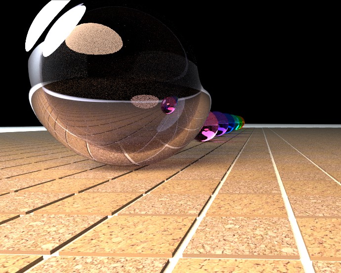 glass balls on cork preview image 4