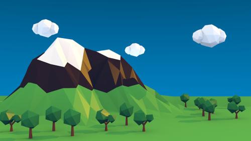 Mountain scene preview image