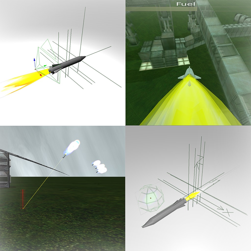 Blender Game Engine Rockets preview image 1