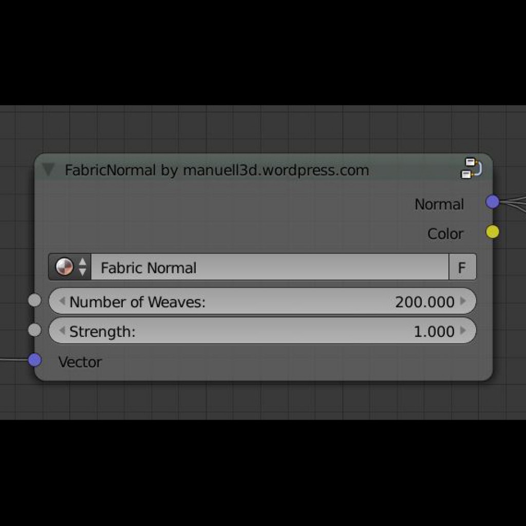 Procedural Fabric Normal Map preview image 2