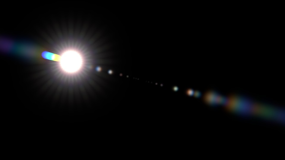 7 Preset Compositing Lens Flares preview image 5