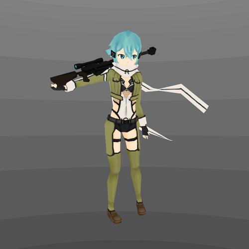 Sinon - SwordArt Online preview image