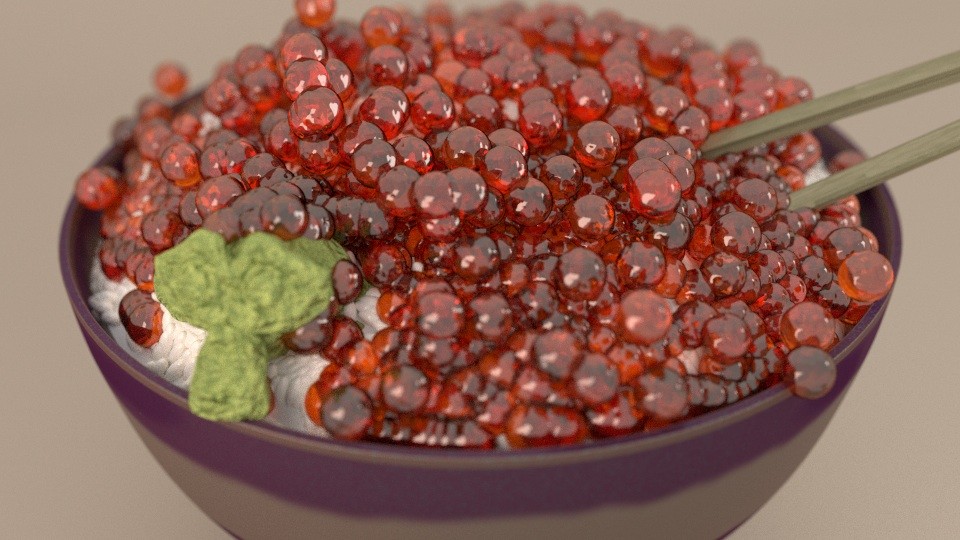 Salmon caviar "Ikura-Don" preview image 1