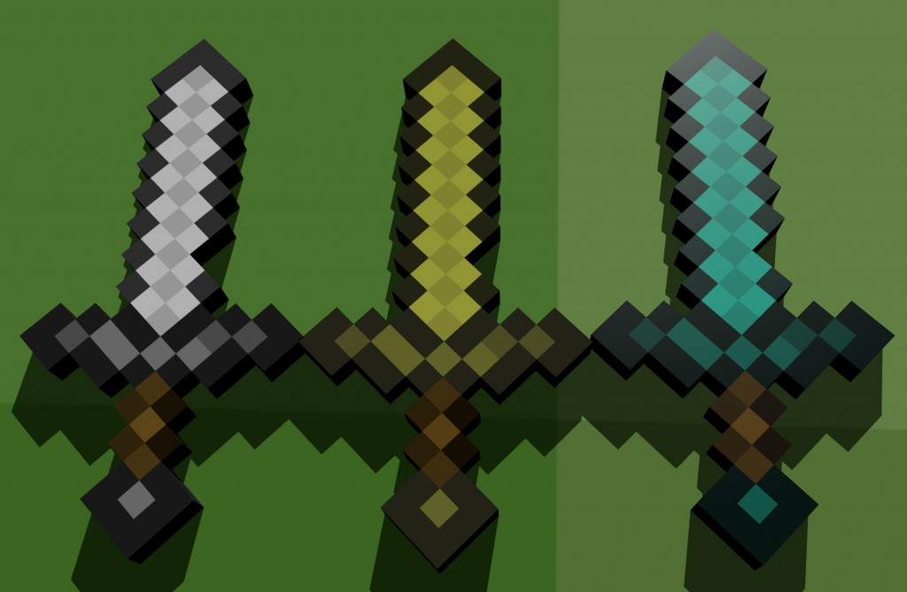 Blend Swap  Minecraft Swords