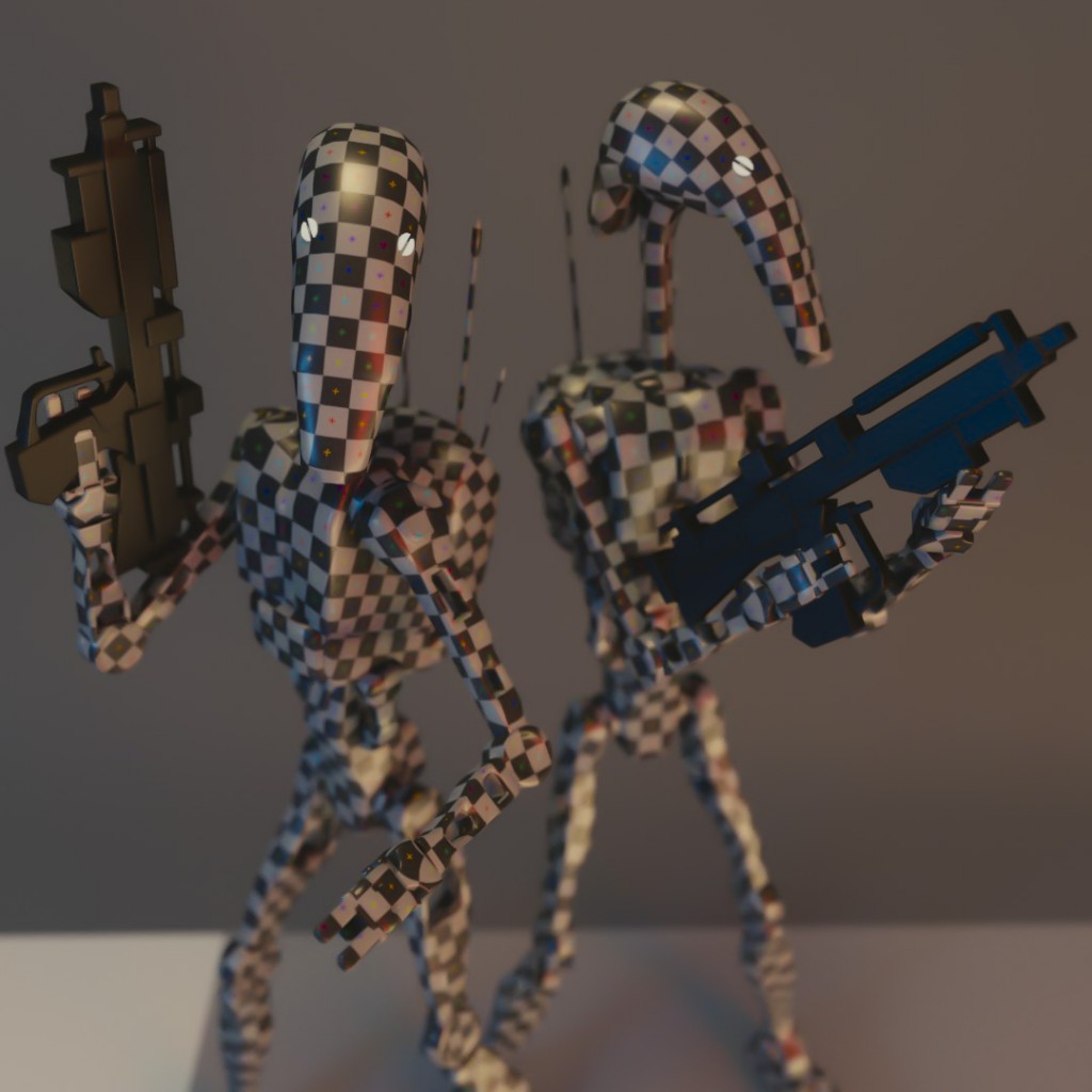 Lowpoly Battledroid from Star Wars preview image 2