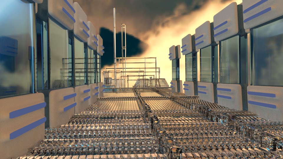 SCI-FI Road Sky preview image 1