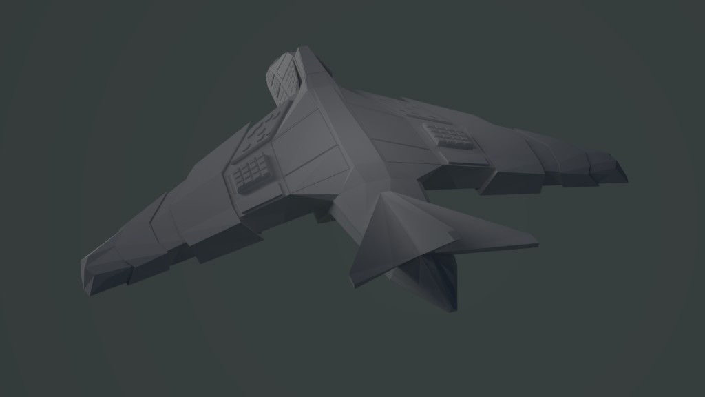 sci fi plane preview image 2