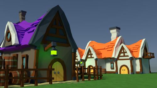 Medieval peasant village preview image