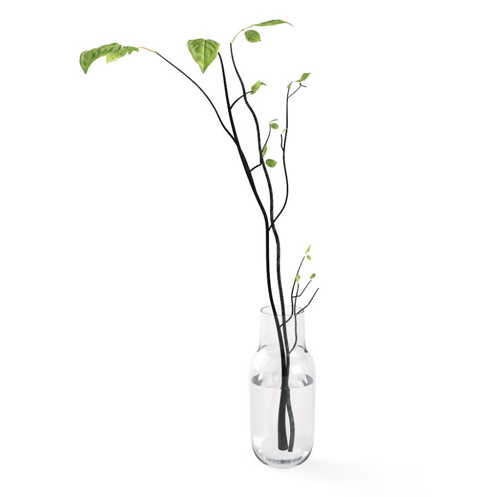 Chocofur Pot with branches preview image 1