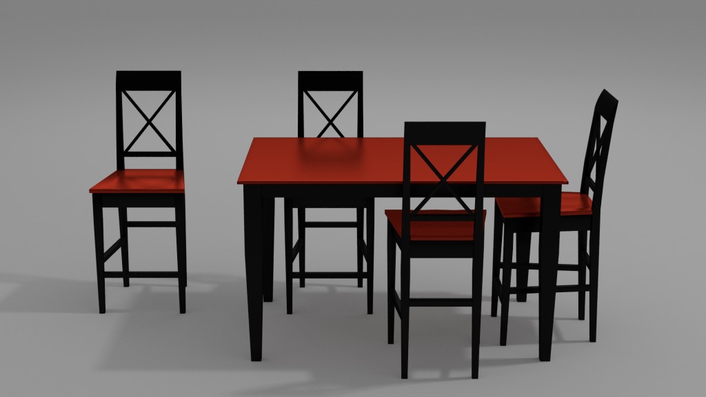 Dining table tall preview image 1