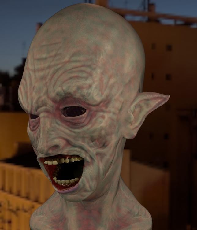 Retro-extraterrestrial (based on Jordu Schell's 50's Style alien head) preview image 3