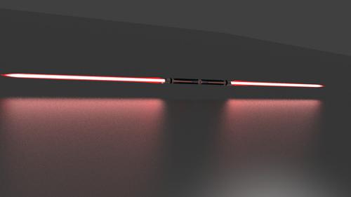 DOUBLE BLADED SITH light saber preview image