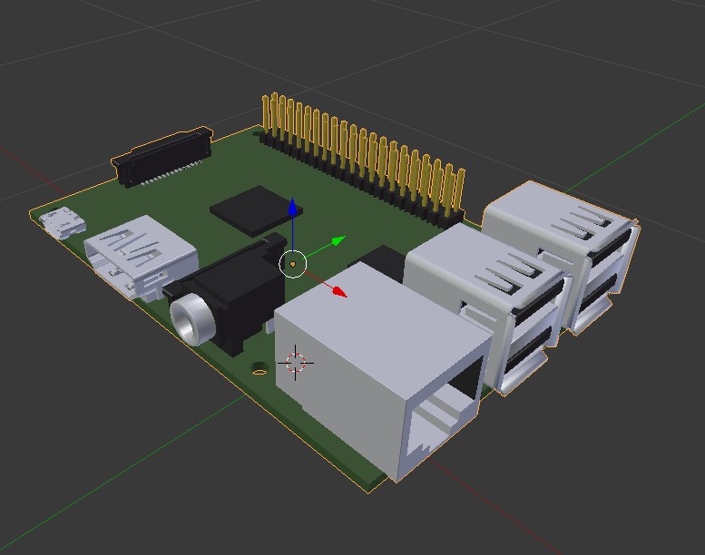 Raspberry Pi B+ mockup preview image 1