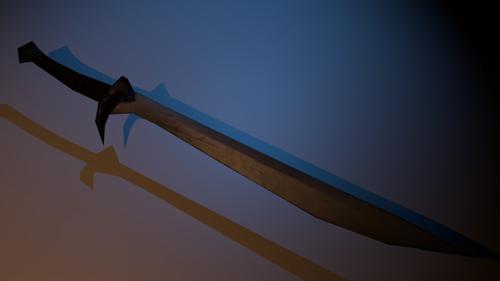 Low Poly Sword preview image