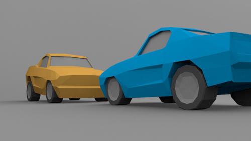 Low poly car preview image