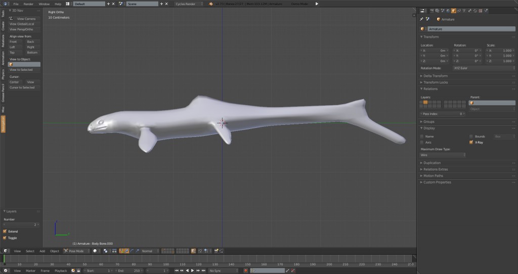 Rigged Mosasaurus preview image 3