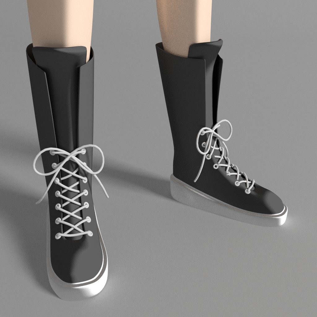 anime girl-yuko-IK RIGGED preview image 3