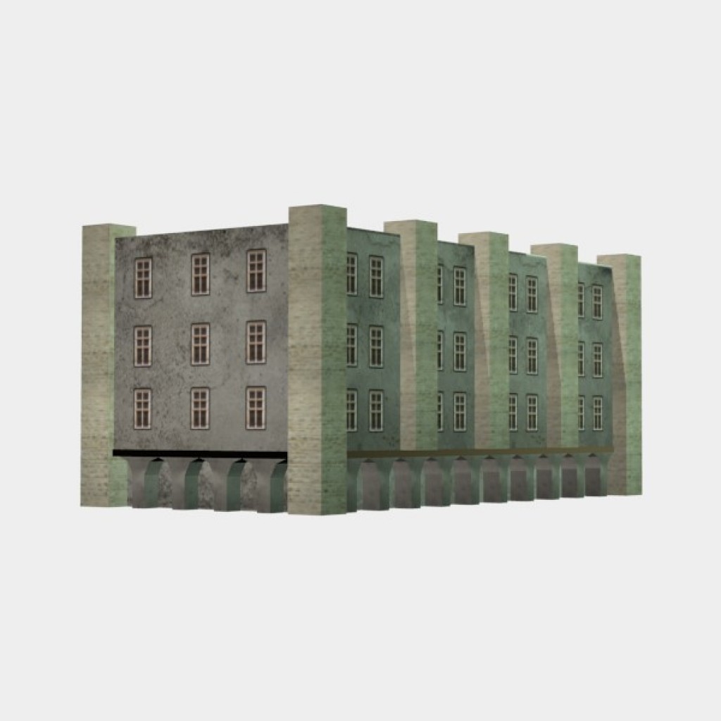 Low Poly Building #1 preview image 1