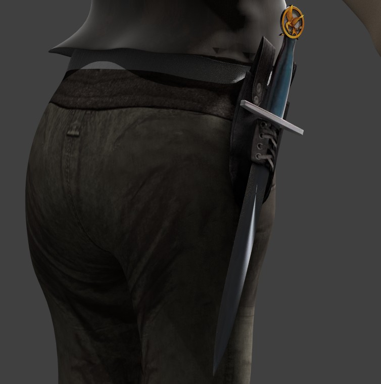 Huntress Dagger + Belt Holder preview image 1