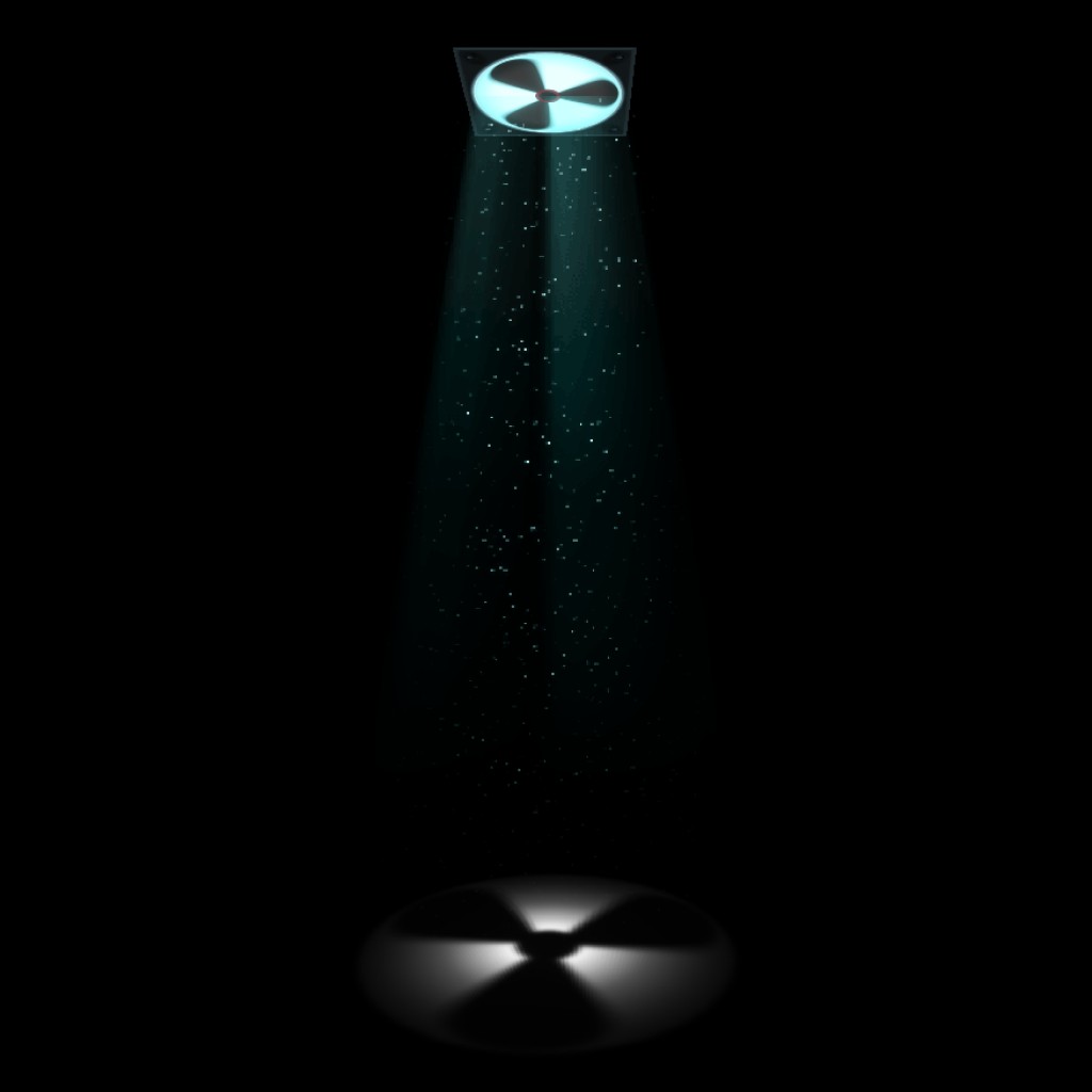 Fan scene (textured planes, low poly) preview image 1