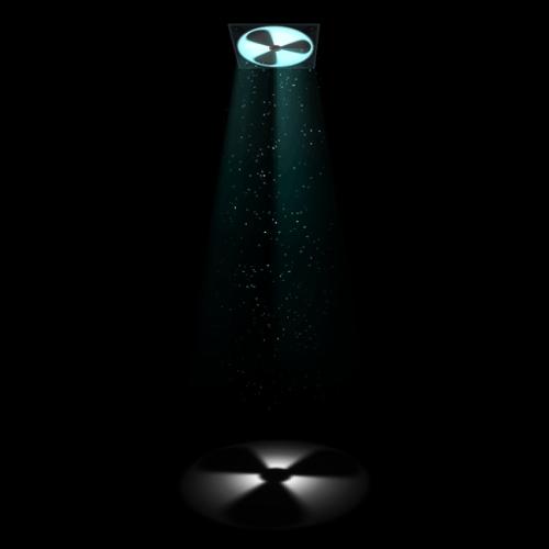 Fan scene (textured planes, low poly) preview image