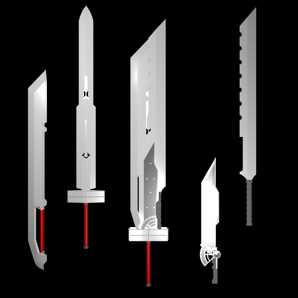 Final Fantasy VII Cloud's Fusion Sword preview image 1