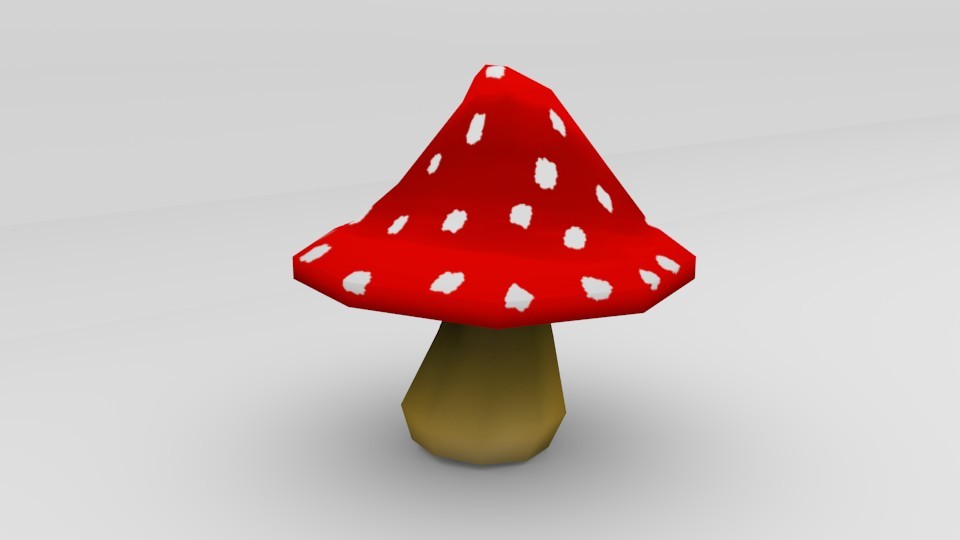 hongo lowpoly preview image 1