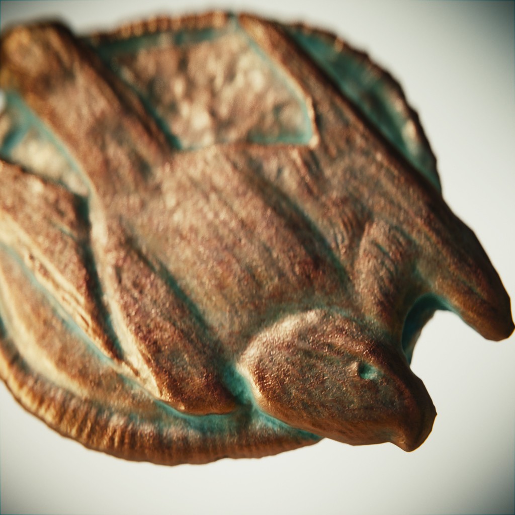 Old Copper Medallion preview image 2