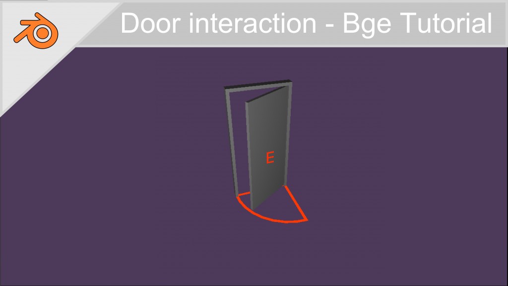 Door interaction - bge Tutorial starter Blend preview image 1