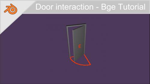 Door interaction - bge Tutorial starter Blend preview image