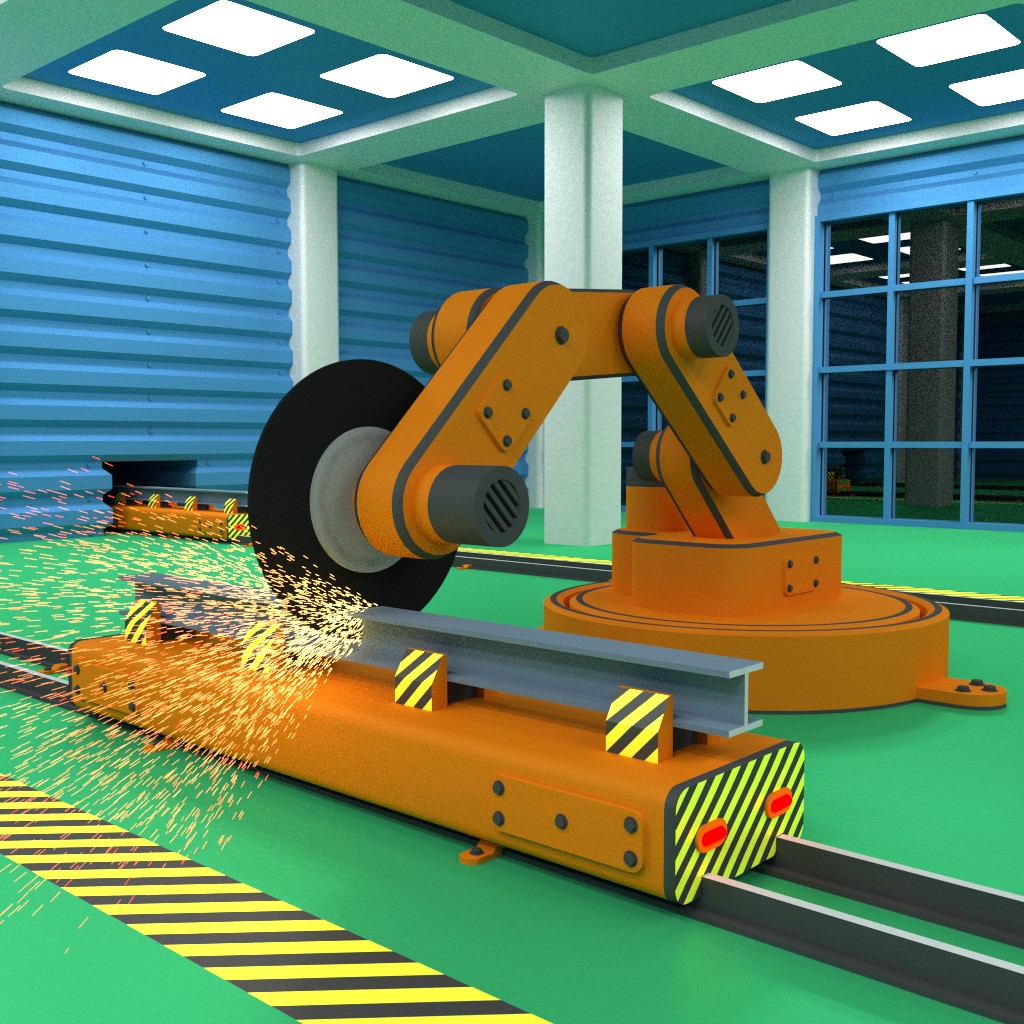 Industrial Robot Arm preview image 1