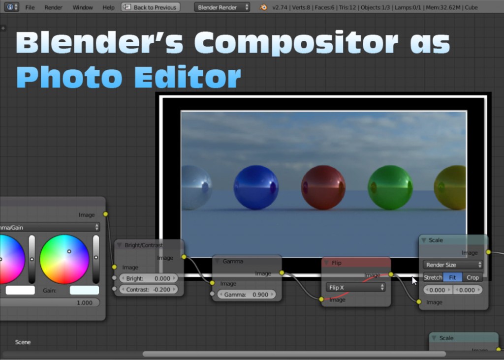 Blender's Compositor as a Photo Editor preview image 1