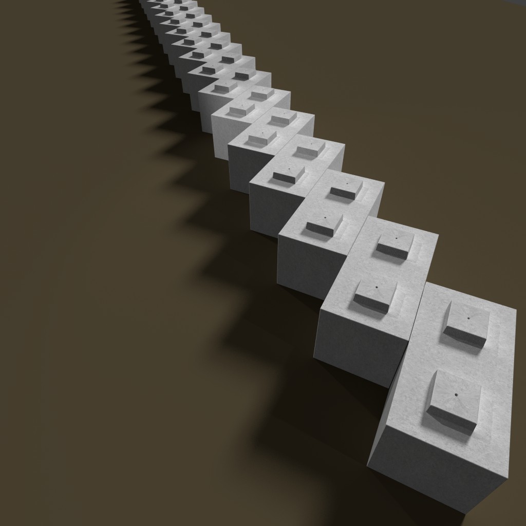 Concrete or Cement Retainer Blocks preview image 3
