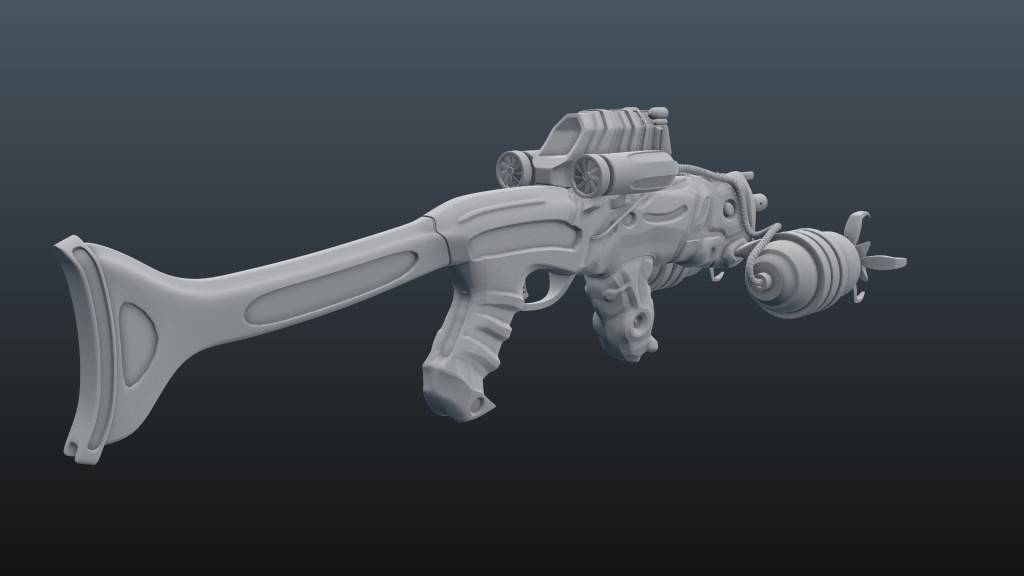 Anti-zombie gun + Materials preview image 3