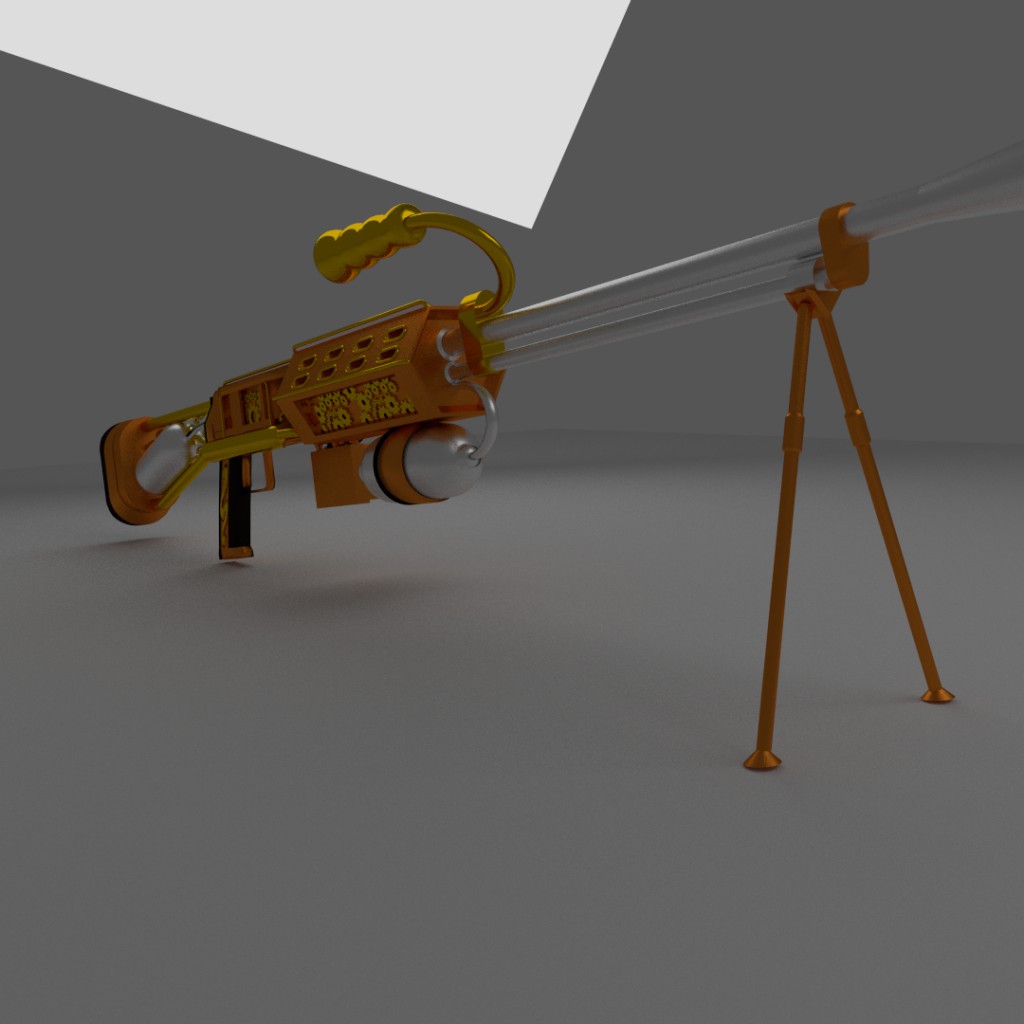 Steampunk Machine Gun preview image 2