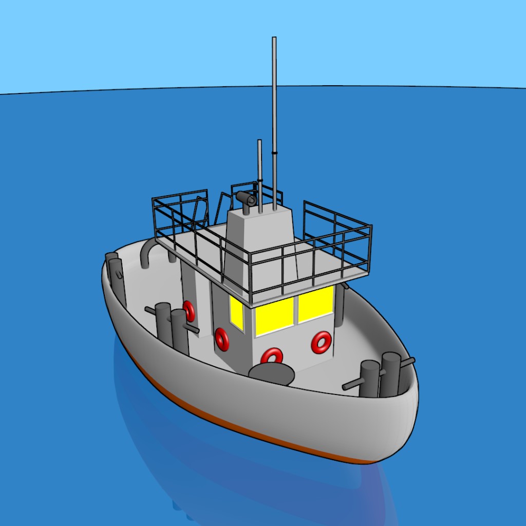 Cartoon Boat preview image 1