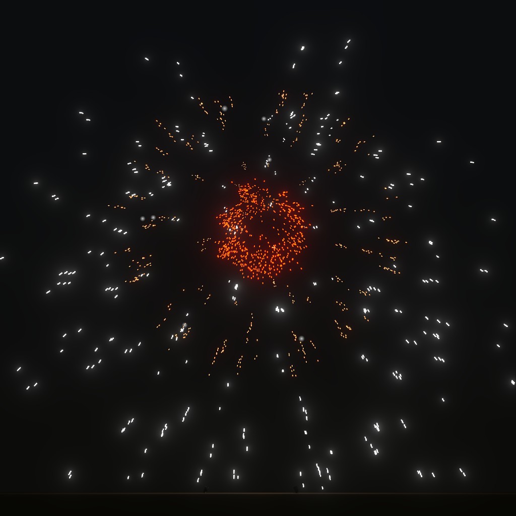 Blender logo fire works preview image 3