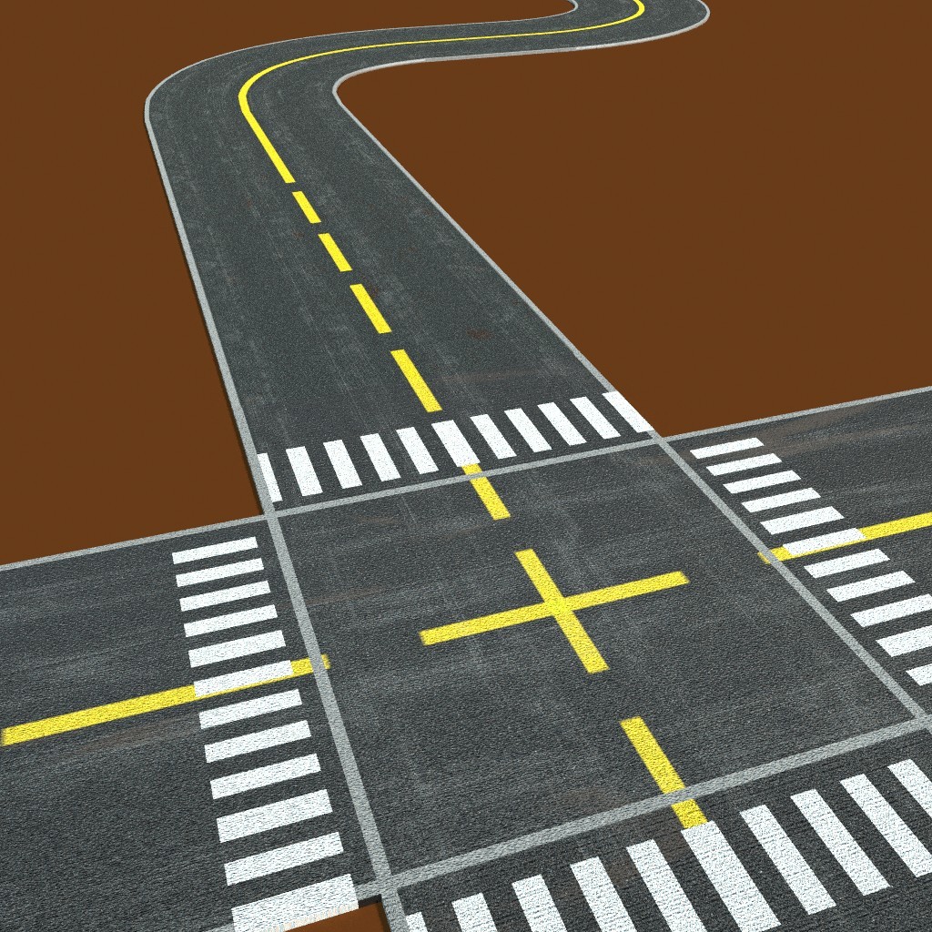 Textured street - without textures preview image 2