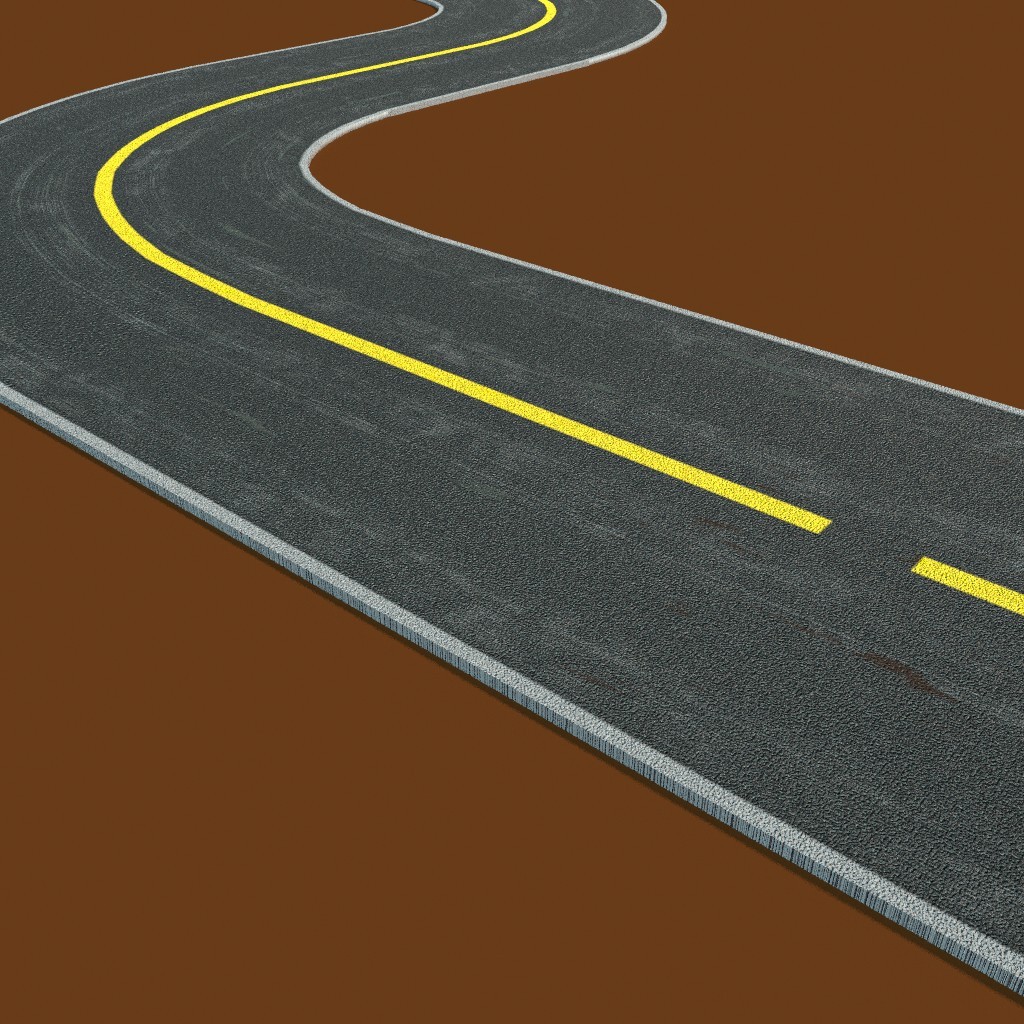 Textured street - without textures preview image 3