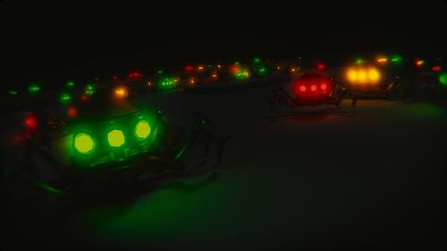 Lowpoly steampunk spider. preview image