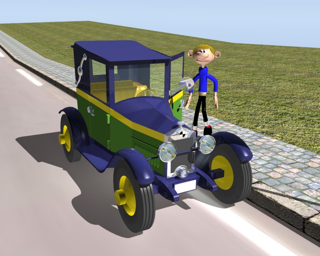 fiat 509 with driver preview image 2