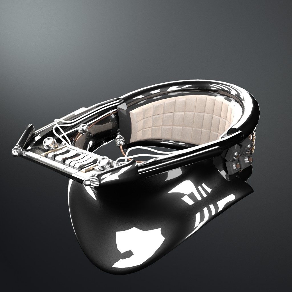 Darth Vader Helmet and Shoulders [High Poly] preview image 2