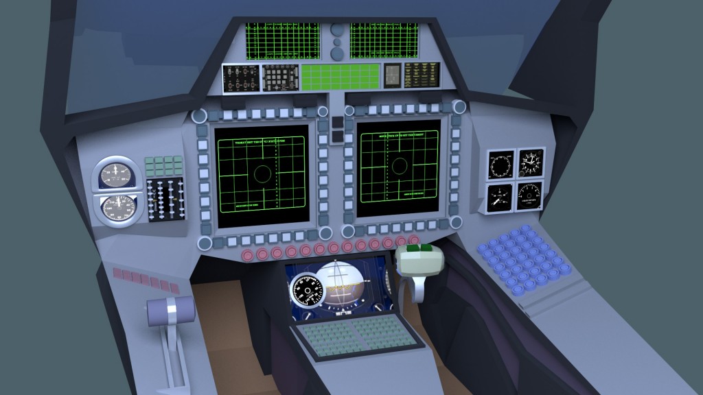 Blend Swap Spaceship light Cockpit
